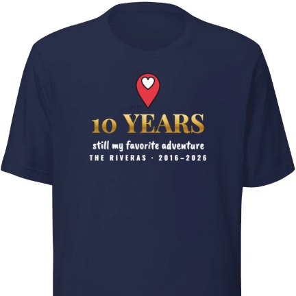 Anniversary Trip shirt design