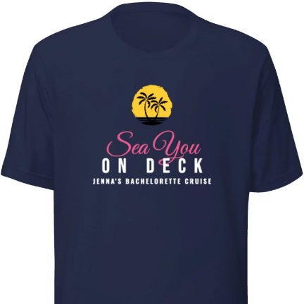Bachelorette Cruise shirt design