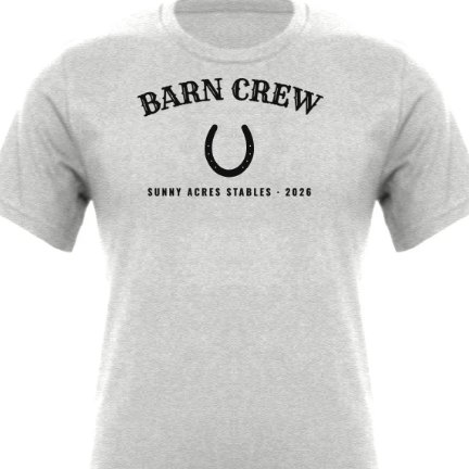 Barn Crew shirt design