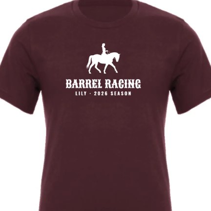 Barrel Racing shirt design