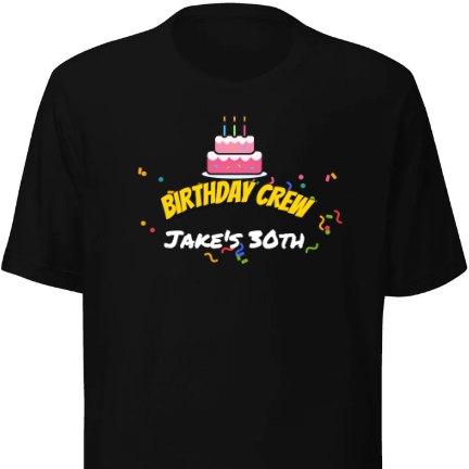 Birthday Crew shirt design