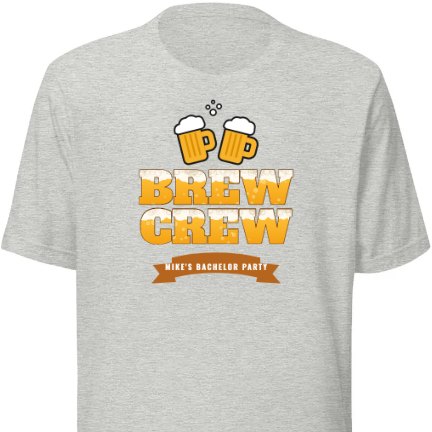 Bachelor Party: Brew Crew shirt design