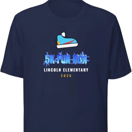 5K Fun Run shirt design