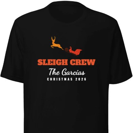 Sleigh Crew shirt design