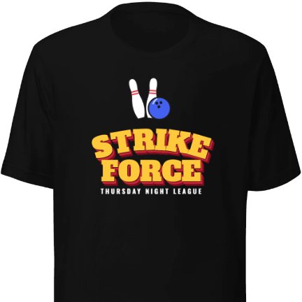 Bowling League shirt design