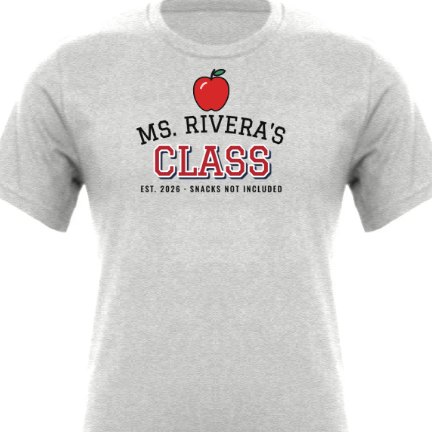 Teacher's Class shirt design