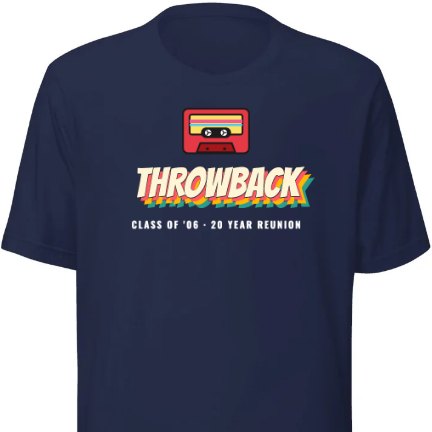Throwback Reunion shirt design